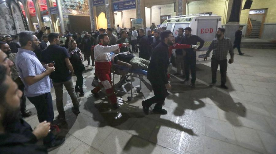 Penembakan brutal di Kuil Syiah Iran. (via REUTERS/WANA NEWS AGENCY)