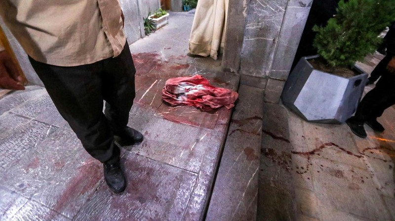 Penembakan brutal di Kuil Syiah Iran. (via REUTERS/WANA NEWS AGENCY)