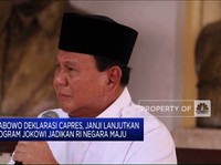 Prabowo Janji Lanjutkan Program Jokowi Jadikan RI Negara Maju