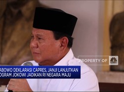 Prabowo Janji Lanjutkan Program Jokowi Jadikan RI Negara Maju