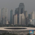 Seram! Gedung Tinggi di Jakarta 'Hilang' Ditelan Kabut Polusi