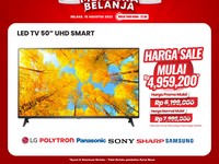 Khusus Hari Ini! TV di Transmart Diskon Sampai Jutaan!