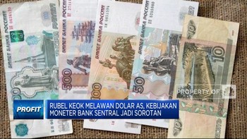 Kebijakan Bank Sentral Buat Rubel Keok Melawan Dolar AS