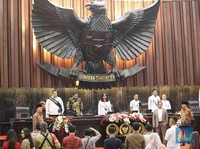 Penampakan Gladi Bersih Jelang Sidang Tahunan MPR