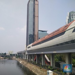 LRT dan MRT Jakarta Dihubungkan dengan 'Jembatan Raksasa'