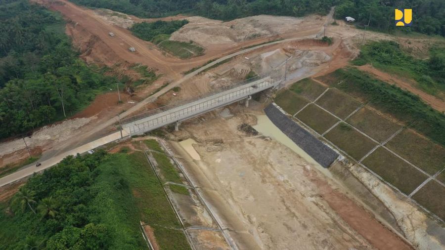 Tol Serang-Panimbang Seksi 2 dan 3 ditargetkan tuntas 2024. (Dok. Kementerian PUPR)