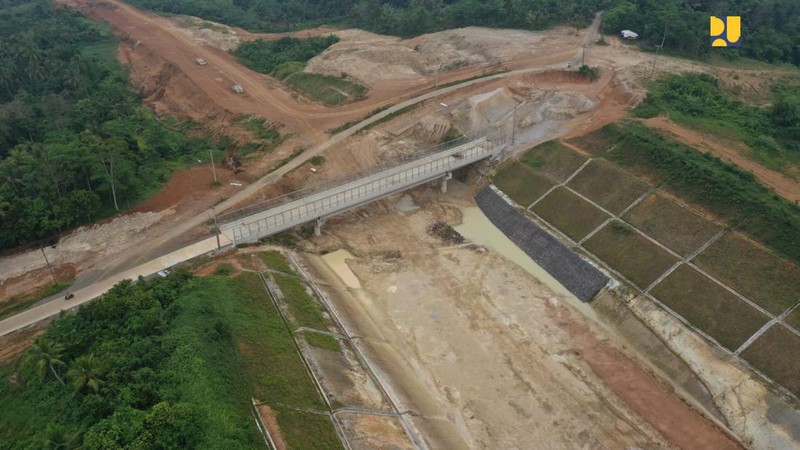 Tol Serang-Panimbang Seksi 2 dan 3 ditargetkan tuntas 2024. (Dok. Kementerian PUPR)