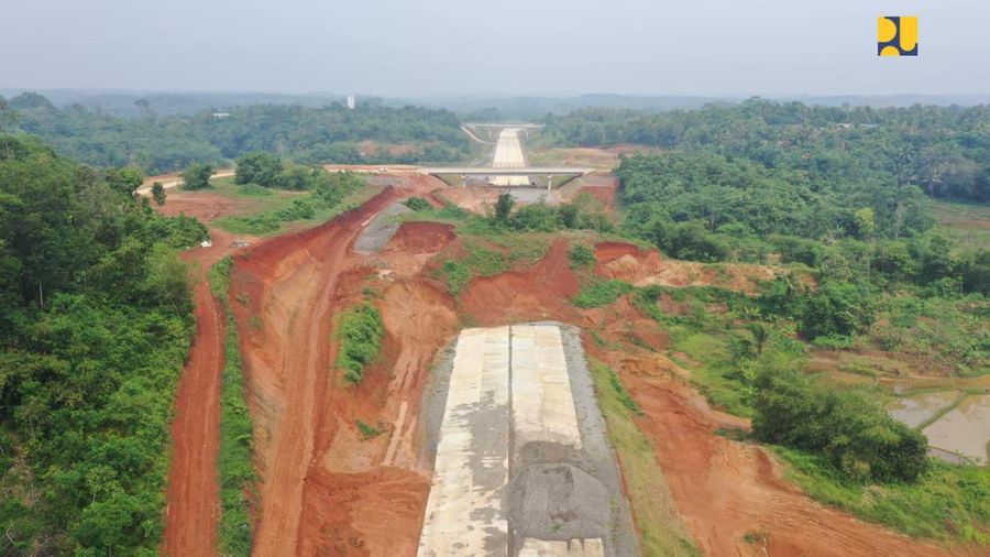Tol Serang-Panimbang Seksi 2 dan 3 ditargetkan tuntas 2024. (Dok. Kementerian PUPR)