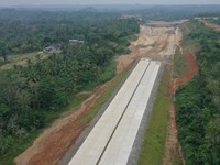Tol Serang-Panimbang Seksi 2 dan 3 ditargetkan tuntas 2024. (Dok. Kementerian PUPR)
