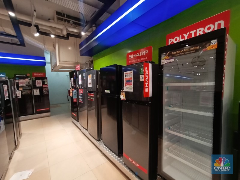 Transmart Full Day Sale pada hari ini, Selasa (15/8/2023). (CNBC Indonesia/ Eqqi Syahputra) Transmart Full Day Sale pada hari ini, Selasa (15/8/2023). (CNBC Indonesia/ Eqqi Syahputra)