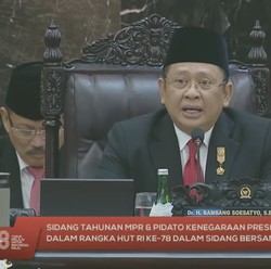 Bamsoet Ungkit Penundaan Pemilu di Depan Jokowi