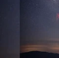 Heboh Cahaya Merah Langka di Langit Tertangkap Kamera 1 Detik