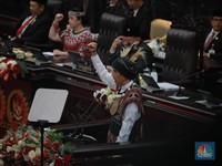 Sebut Lurah & Firaun, Ini Pidato Lengkap Jokowi di Sidang MPR