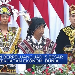 Jokowi: RI Berpeluang Jadi 5 Besar Kekuatan Ekonomi Dunia