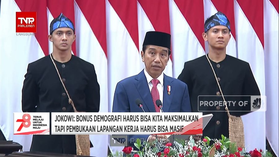 Target Jokowi 2024, Ekonomi Tumbuh 5,2% & Rupiah Rp 15.000/USD CNBC Indonesia TV)
