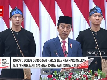 Di Depan DPR, Jokowi Pamer Ekonomi RI Tumbuh 5% di 7 Kuartal