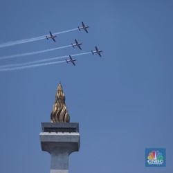 Keren, Atraksi Pesawat Tempur di langit Jakarta