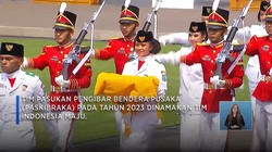 Tim Indonesia Maju Jadi Pasukan Pengibar Bendera Pusaka