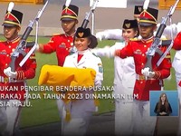 Tim Indonesia Maju Jadi Pasukan Pengibar Bendera Pusaka