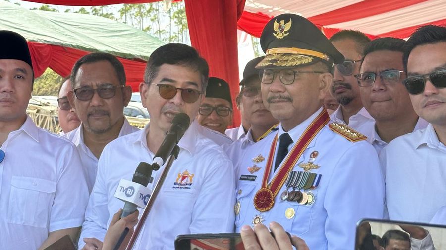 Kadin Indonesia Langsungkan Upacara HUT RI Ke-78 di IKN. (Dok. Kadin)