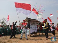 Depok Memang Beda, Tank Masuk Sawangan Rayakan HUT ke-78 RI