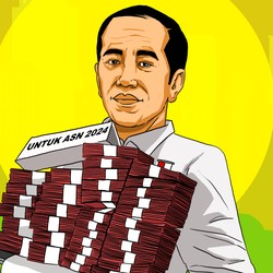 Heboh Presiden Jokowi Dilempar Sandal, Begini Ceritanya...