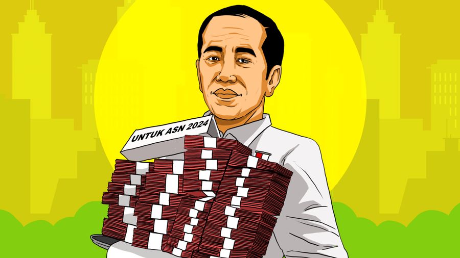 Terima Kasih Pak Jokowi Gaji ASN Naik 8% & Pensiunan 12%