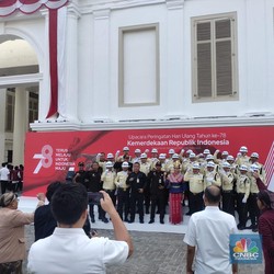 Sri Mulyani Pimpin Upacara 17 Agustus HUT RI ke-78 Kemenkeu