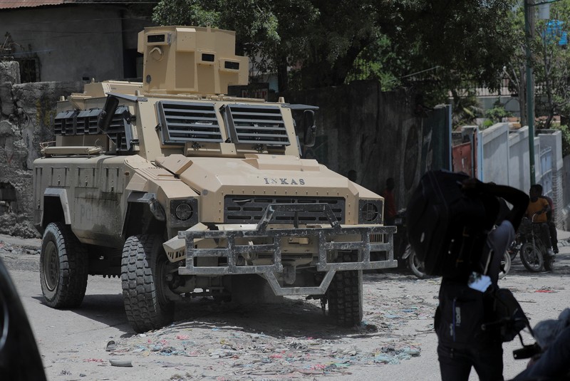 Kekerasan geng kriminal marak terjadi di Port-au-Prince, ibu kota Haiti. (REUTERS/RALPH TEDY EROL)