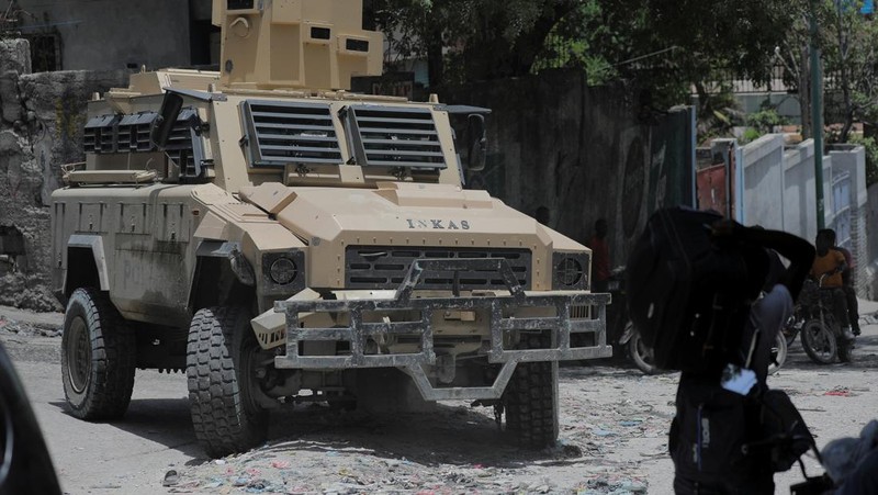 Kekerasan geng kriminal marak terjadi di Port-au-Prince, ibu kota Haiti. (REUTERS/RALPH TEDY EROL)