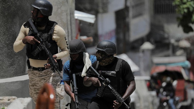 Kekerasan geng kriminal marak terjadi di Port-au-Prince, ibu kota Haiti. (REUTERS/RALPH TEDY EROL)