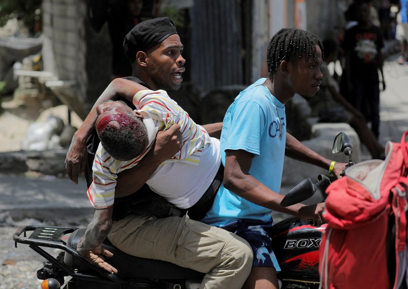 Kekerasan geng kriminal marak terjadi di Port-au-Prince, ibu kota Haiti. (REUTERS/RALPH TEDY EROL)