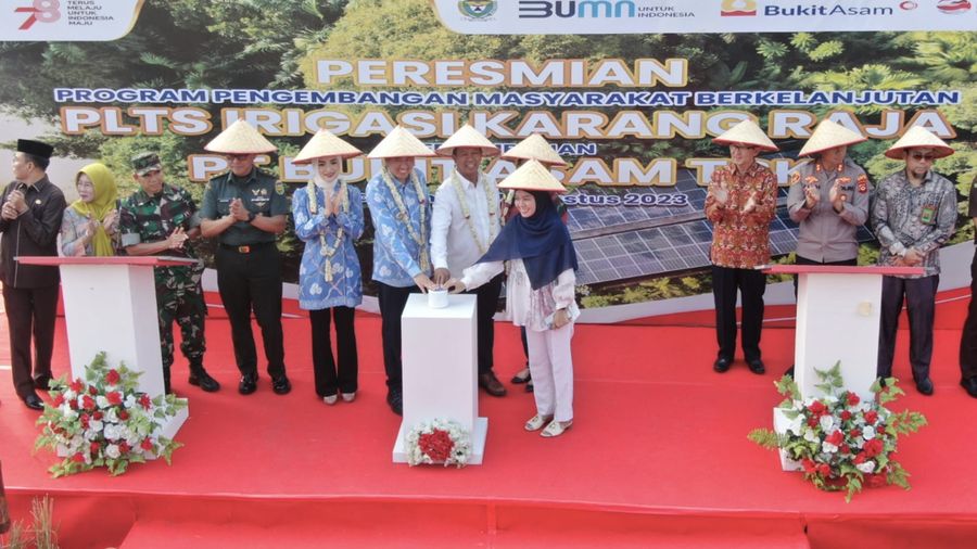 PLTS Irigasi Karang Raja. (Dok: Istimewa)
