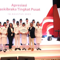 Respek, Mandiri Group Apresiasi Anggota Paskibraka Pusat