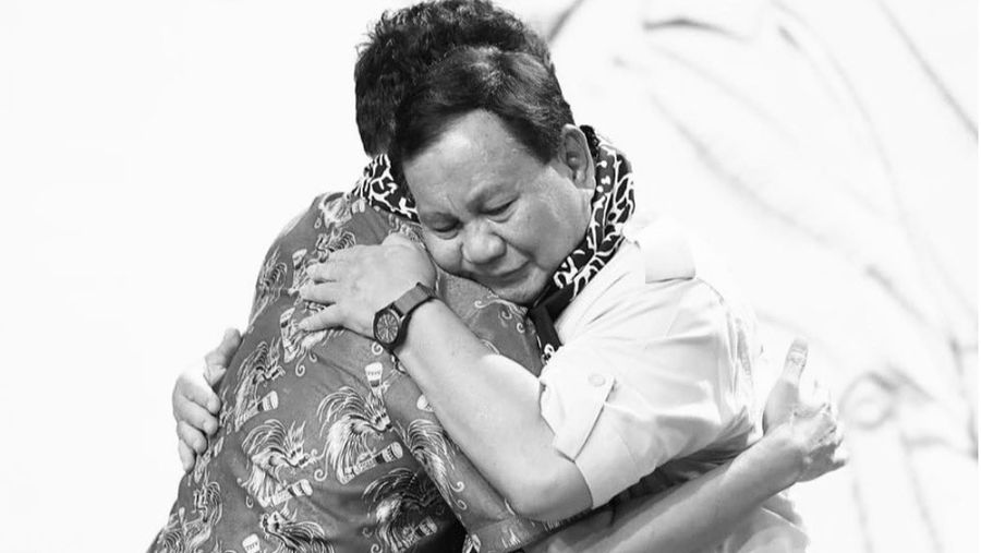 Prabowo Subianto dan Budiman Sudjatmiko. (Tangkapan layar Instagram @prabowo)