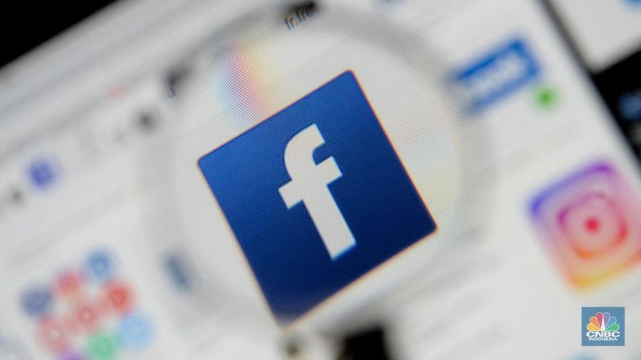 Ilustrasi Facebook (REUTERS/Johanna Geron/Illustration/File Photo)