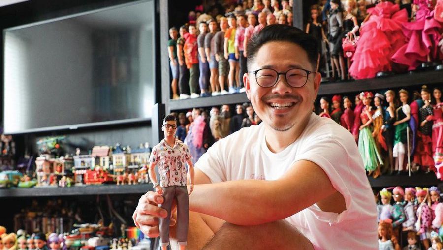 Jian Yang, kolektor Barbie asal Singapura. (Instagram @jianyang1979)