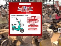 Mau Sepeda Listrik Rp 3,6 Juta? Tunggu Besok di Transmart