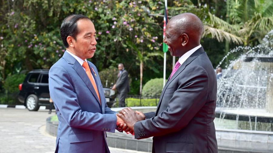 Pertemuan bilateral presiden Joko Widodo dengan Presiden William Ruto. (Dok. Sekretariat Presiden)