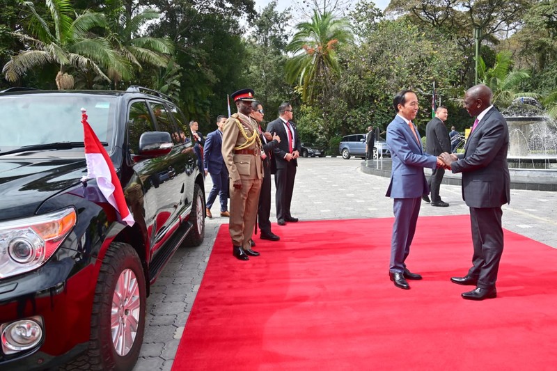 Pertemuan bilateral presiden Joko Widodo dengan Presiden William Ruto. (Dok. Sekretariat Presiden)