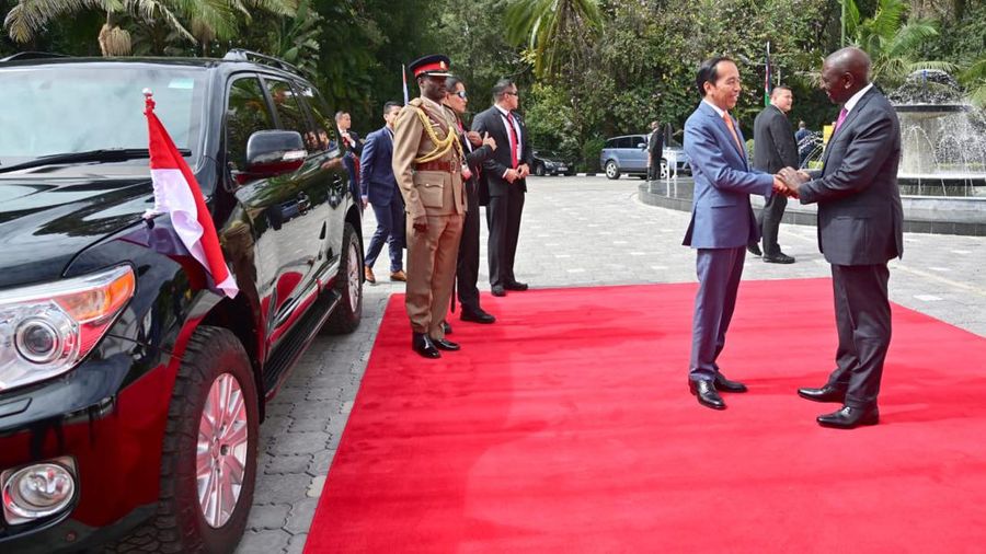 Pertemuan bilateral presiden Joko Widodo dengan Presiden William Ruto. (Dok. Sekretariat Presiden)
