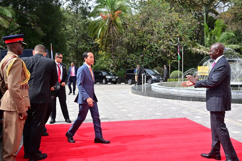 Pertemuan bilateral presiden Joko Widodo dengan Presiden William Ruto. (Dok. Sekretariat Presiden)