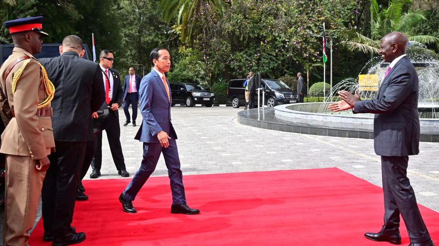 Pertemuan bilateral presiden Joko Widodo dengan Presiden William Ruto. (Dok. Sekretariat Presiden)