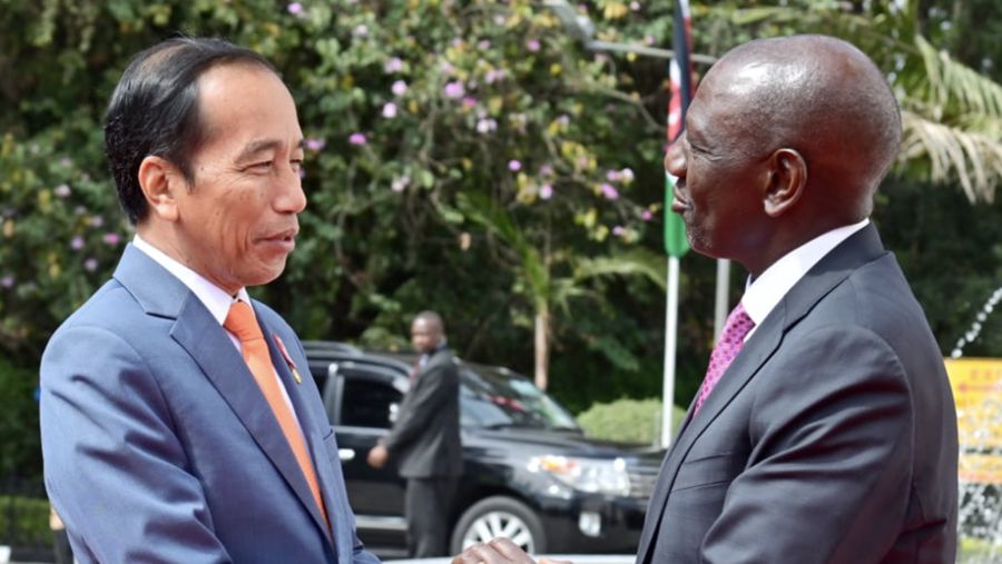 Pertemuan bilateral presiden Joko Widodo dengan Presiden William Ruto. (Dok. Sekretariat Presiden)