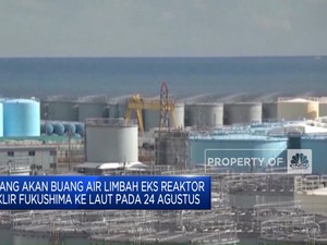 Jepang Buang Air Limbah Fukushima ke Laut Mulai 24 Agustus