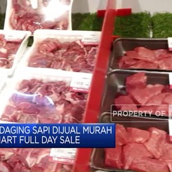 Daging Sapi Dijual Murah di Transmart Full Day Sale