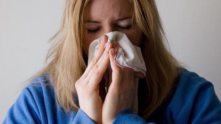 Ilustrasi bersin. (Dok. Pixabay)