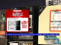 Merapat! Kulkas 4 Pintu Diskon Hampir Rp 4 Juta!