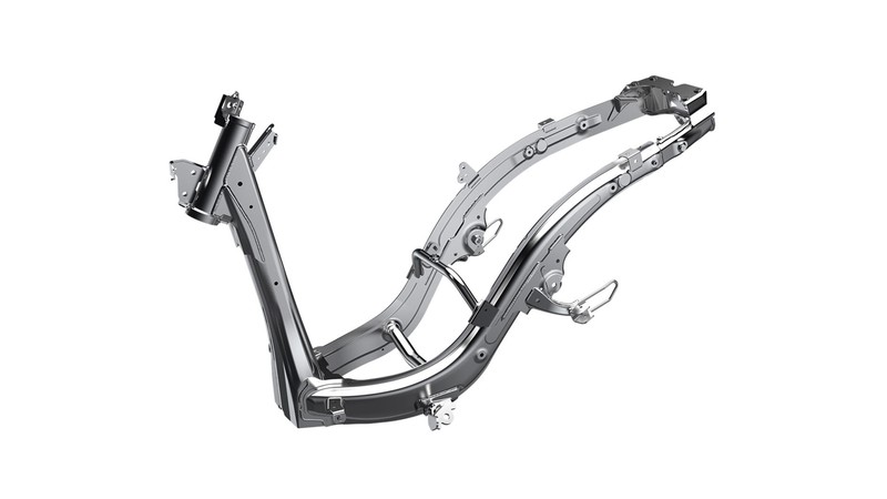 Rangka eSAF motor skutik Honda. (Dok. AHM) Rangka eSAF motor skutik Honda. (Dok. AHM)