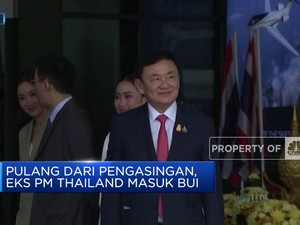 Video: Pulang Dari Pengasingan, Eks PM Thailand Masuk Bui
